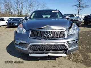 2017 Infiniti QX50 with VIN JN1BJ0RR2HM411706, listed as a Copart auction lot 52206795 with 92,718 mi miles and Salvage Title. Bid and sale history available at DreamBid. Image 5.
