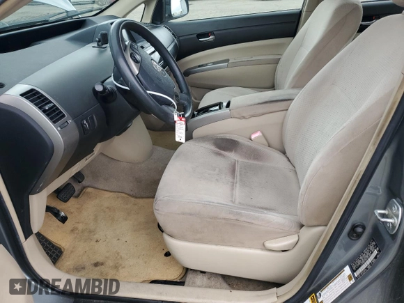 2005 Toyota Prius with VIN JTDKB20U353069286, listed as a Copart auction lot 53577345 with 187,252 mi miles and Salvage Title. Bid and sale history available at carsss.com. Image 7.