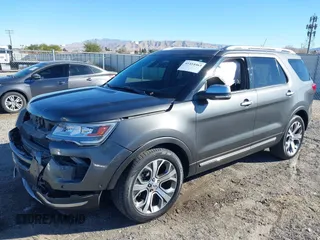 2018 Ford Explorer Platinum with VIN 1FM5K8HTXJGB79861, listed as a IAAI auction lot 41414463 with 76,146 mi miles. Bid and sale history available at carsss.com. Image 17.