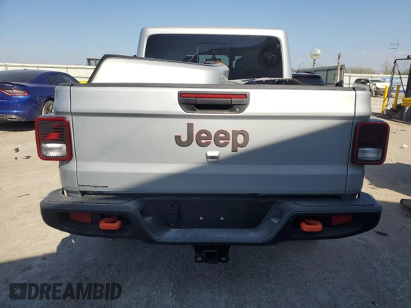 2023 Jeep Gladiator Mojave with VIN 1C6JJTEGXPL547222, listed as a Copart auction lot 52143545 with 28,586 mi miles and Salvage title. Bid and sale history available at DreamBid. Image 6.