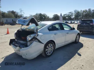 2013 Buick Regal Premium 1 with VIN 2G4GS5ERXD9132705, listed as a Copart auction lot 46290465 with 119,601 mi miles and Salvage title. Bid and sale history available at DreamBid. Image 3.