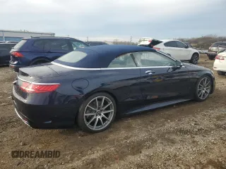 2020 Mercedes-Benz S with VIN W1KXK8DB7LA050420, listed as a Copart auction lot 80729474 with 24,044 mi miles and Salvage Title. Bid and sale history available at DreamBid. Image 3.