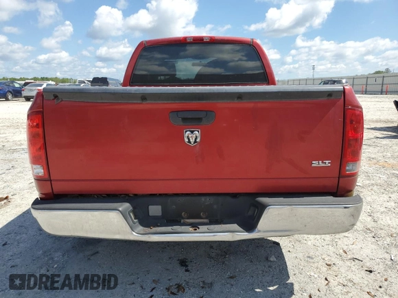 2006 Dodge 1500 SLT z VIN 1D7HA18N56J111254, wystawiony jako Copart lot #56846545 z przebiegiem 154 275 mil mil oraz Szkoda całkowita • Salvage title. Historia ofert i sprzedaży dostępna na DreamBid. Obrazek 6.