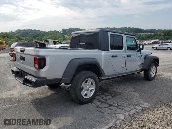 2023 Jeep Gladiator Sport S с VIN 1C6HJTAG8PL534103, выставлен на аукционе Copart как лот 63114795 с пробегом 42 054 миль миль и Списание • Salvage title. История ставок и продаж доступна на DreamBid. Изображение 3.