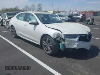 2019 Acura TLX w/Technology Pkg with VIN 19UUB2F47KA007396, listed as a IAAI auction lot 41868526 with 53,511 mi miles. Bid and sale history available at carsss.com. Image 1.