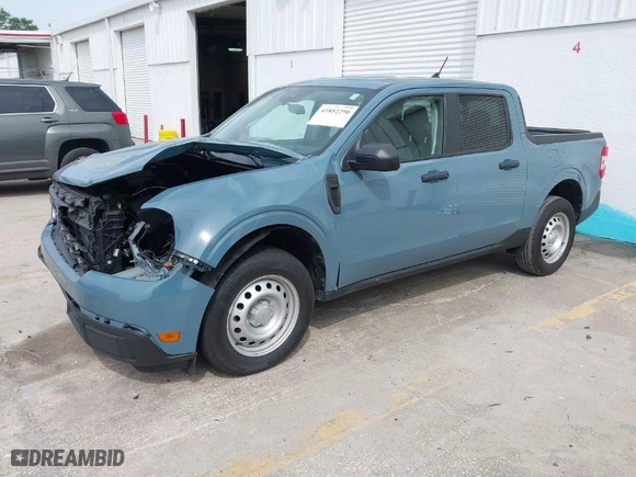 2023 Ford Maverick XL with VIN 3FTTW8E37PRA74216, listed as a IAAI auction lot 41852290 with 21,849 mi miles. Bid and sale history available at carsss.com. Image 2.