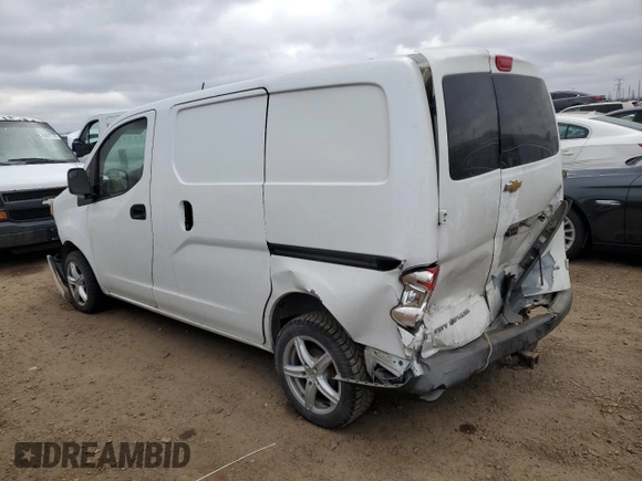 2015 Chevrolet City Express Cargo LS with VIN 3N63M0YN8FK703555, listed as a Copart auction lot 84224344 with 170,252 mi miles and Salvage Title. Bid and sale history available at DreamBid. Image 2.