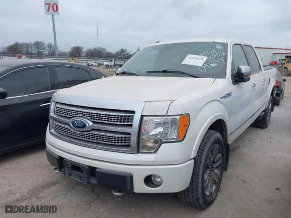 2010 Ford F-150 XL with VIN 1FTFW1EV5AFA79778, listed as a IAAI auction lot 41479278 with 151,031 mi miles. Bid and sale history available at carsss.com. Image 2.
