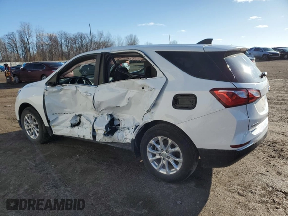 2021 Chevrolet Equinox LT with VIN 3GNAXKEV3MS158757, listed as a Copart auction lot 48668965 with 30,679 mi miles and Non Repairable. Bid and sale history available at DreamBid. Image 2.