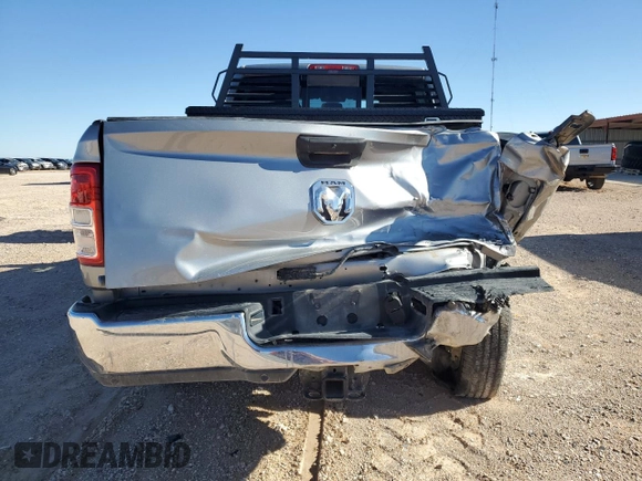 2023 Ram 2500 Tradesman with VIN 3C6UR5CL9PG615878, listed as a Copart auction lot 81137594 with 5,057 mi miles and Salvage Title. Bid and sale history available at carsss.com. Image 6.