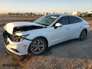 2021 Hyundai Sonata SEL with VIN 5NPEF4JA1MH081389, listed as a Copart auction lot 48718175 with 70,796 mi miles and Salvage Title. Bid and sale history available at carsss.com. Image 1.