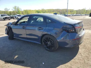 2025 Honda Civic Sport with VIN 2HGFE2F54SH519305, listed as a Copart auction lot 54912895 with 6,146 mi miles and Salvage title. Bid and sale history available at DreamBid. Image 2.