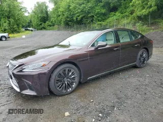2020 Lexus LS 500 with VIN JTHG5LGF4L5007759, listed as a Copart auction lot 60330885 with 39,011 mi miles and Salvage title. Bid and sale history available at DreamBid. Image 1.