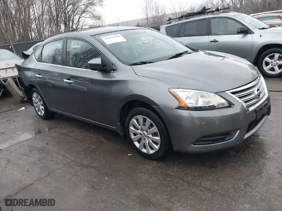 2015 Nissan Sentra SR with VIN 3N1AB7AP6FL672081, listed as a IAAI auction lot 41184764 with NaN miles. Bid and sale history available at carsss.com. Image 1.