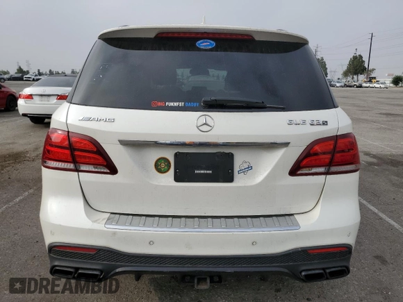 2017 Mercedes-Benz GLE 63 S AMG with VIN 4JGDA7FB6HA830886, listed as a Copart auction lot 60837725 with 130,771 mi miles and Clean title. Bid and sale history available at DreamBid. Image 6.