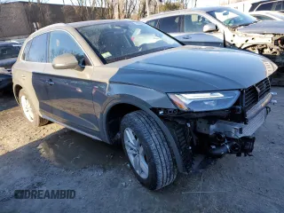 2023 Audi Q5 S line Premium with VIN WA1GAAFY5P2091998, listed as a Copart auction lot 42905015 with 14,041 mi miles and Salvage title. Bid and sale history available at DreamBid. Image 4.