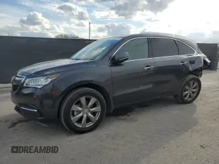 2014 Acura MDX Advance with VIN 5FRYD3H80EB012241, listed as a Copart auction lot 46045765 with 88,888 mi miles and Salvage title. Bid and sale history available at DreamBid. Image 1.