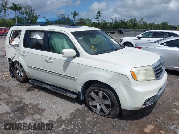 2012 Honda Pilot Touring with VIN 5FNYF3H9XCB035494, listed as a IAAI auction lot 42011362 with 271,887 mi miles and . Bid and sale history available at carsss.com. Image 1.
