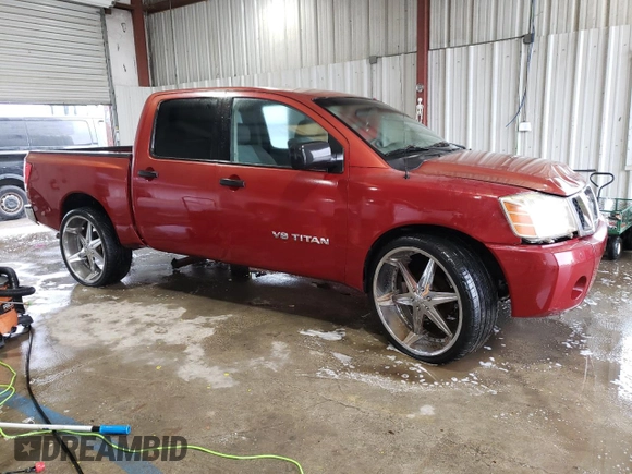 2005 Nissan Titan SE with VIN 1N6AA07AX5N518477, listed as a Copart auction lot 42885614 with 266,662 mi miles and Non Repairable. Bid and sale history available at DreamBid. Image 4.