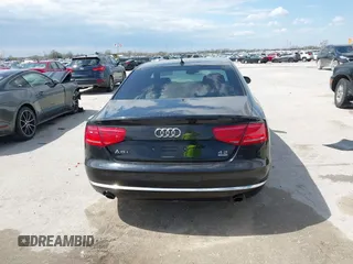 2012 Audi A8 L with VIN WAURVAFD5CN038949, listed as a IAAI auction lot 41914575 with 85,634 mi miles. Bid and sale history available at carsss.com. Image 16.