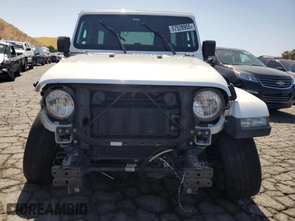2019 Jeep Wrangler Unlimited Sahara с VIN 1C4HJXEN4KW593522, выставлен на аукционе Copart как лот 57528955 с пробегом 77 382 миль миль и Списание • Salvage title. История ставок и продаж доступна на DreamBid. Изображение 5.
