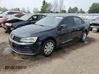 2015 Volkswagen Jetta S z VIN 3VW2K7AJ6FM309607, wystawiony jako Copart lot #61189145 z przebiegiem 278 301 mil mil oraz Czysty tytuł • Clean title. Historia ofert i sprzedaży dostępna na DreamBid. Obrazek 1.