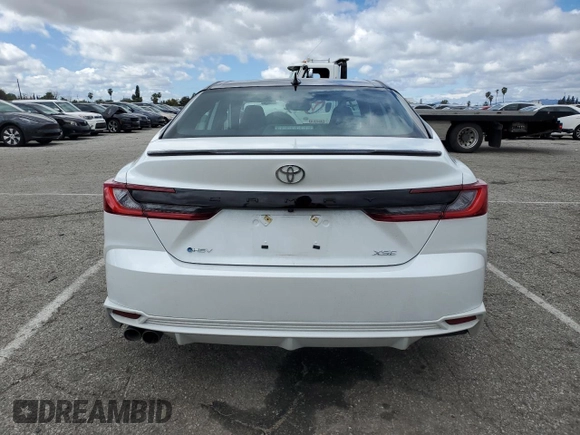 2025 Toyota Camry LE with VIN 4T1DAACK0SU003652, listed as a Copart auction lot 49150245 with 13,456 mi miles and Salvage Title. Bid and sale history available at carsss.com. Image 6.