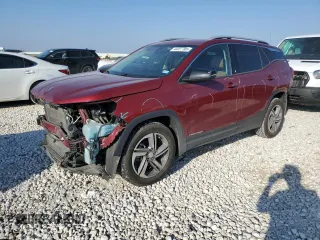 2018 GMC Terrain SLT with VIN 3GKALPEV1JL351016, listed as a Copart auction lot 44307305 with 113,375 mi miles and Salvage Title. Bid and sale history available at DreamBid. Image 1.