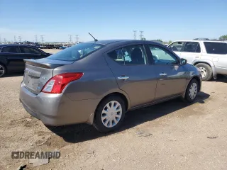 2015 Nissan Versa SV with VIN 3N1CN7AP5FL860607, listed as a Copart auction lot 58093385 with 150,926 mi miles and Salvage title. Bid and sale history available at DreamBid. Image 3.