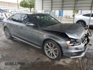 2016 Audi A4 Premium with VIN WAUAFAFLXGN009793, listed as a Copart auction lot 73860514 with 89,480 mi miles and Salvage Title. Bid and sale history available at carsss.com. Image 4.