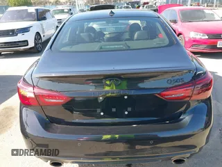 2024 Infiniti Q50 Red Sport 400 with VIN JN1FV7DP6RM660306, listed as a IAAI auction lot 42272726 with 962 mi miles and . Bid and sale history available at DreamBid. Image 16.
