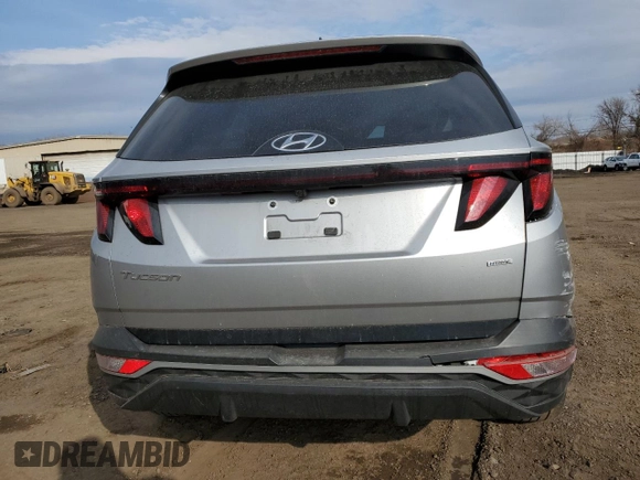 2024 Hyundai Tucson SEL with VIN 5NMJBCDEXRH364011, listed as a Copart auction lot 47448945 with 21,572 mi miles and Salvage Title. Bid and sale history available at carsss.com. Image 6.