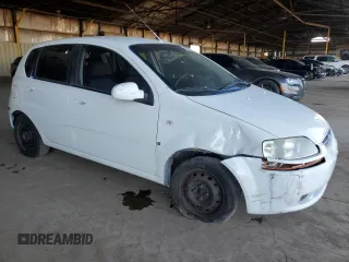 2008 Chevrolet Aveo LS with VIN KL1TD66638B019522, listed as a Copart auction lot 78677024 with 141,202 mi miles and Salvage Title. Bid and sale history available at DreamBid. Image 4.