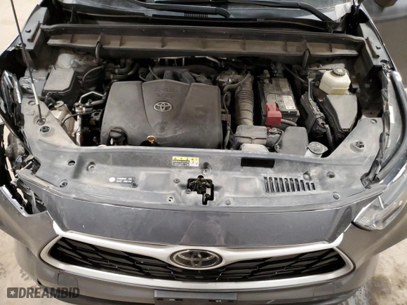 2020 Toyota Highlander XLE with VIN 5TDGZRBH3LS017789, listed as a Copart auction lot 47644425 with 99,548 mi miles and Salvage Title. Bid and sale history available at carsss.com. Image 14.