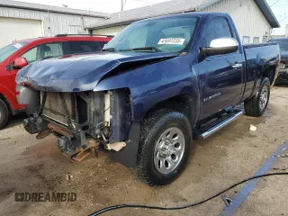 2010 Chevrolet Silverado 1500 Work Truck with VIN 1GCPCPEX0AZ271481, listed as a Copart auction lot 43697235 with 129,897 mi miles and Salvage Title. Bid and sale history available at DreamBid. Image 1.