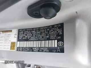 2007 Toyota Prius with VIN JTDKB20UX77546016, listed as a IAAI auction lot 42675118 with Not provided miles and . Bid and sale history available at DreamBid. Image 9.