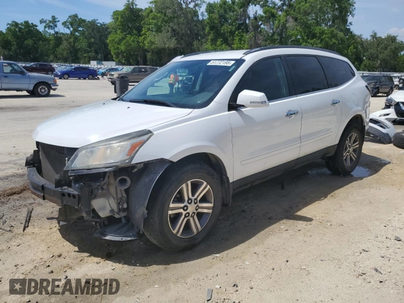 2017 Chevrolet Traverse LT with VIN 1GNKRHKD7HJ126138, listed as a Copart auction lot 51772195 with 136,618 mi miles and Salvage Title. Bid and sale history available at DreamBid. Image 1.