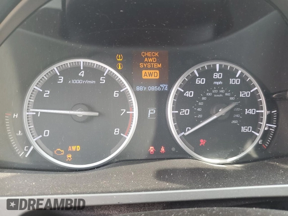 2018 Acura RDX w/Technology Pkg with VIN 5J8TB4H53JL001031, listed as a Copart auction lot 60203243 with 85,674 mi miles. Bid and sale history available at carsss.com. Image 9.