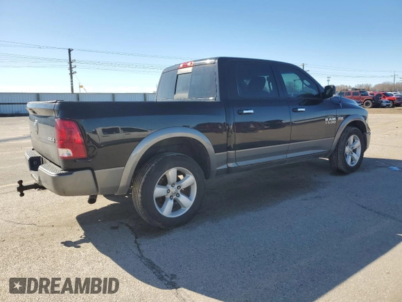 2013 Ram 1500 Outdoorsman with VIN 1C6RR7LTXDS552649, listed as a Copart auction lot 45701145 with 170,338 mi miles and Salvage Title. Bid and sale history available at carsss.com. Image 3.
