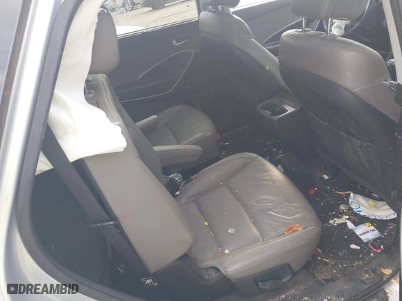 2017 Hyundai Santa Fe Limited Ultimate with VIN KM8SRDHF2HU175865, listed as a IAAI auction lot 41513550 with 1 mi miles. Bid and sale history available at carsss.com. Image 8.