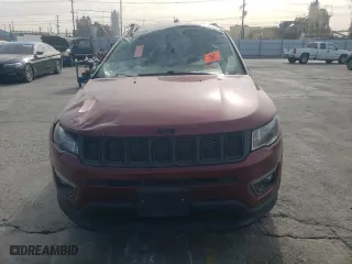 2021 Jeep Compass Altitude with VIN 3C4NJCBB6MT596887, listed as a Copart auction lot 42035715 with 60,637 mi miles and Salvage Title. Bid and sale history available at carsss.com. Image 5.