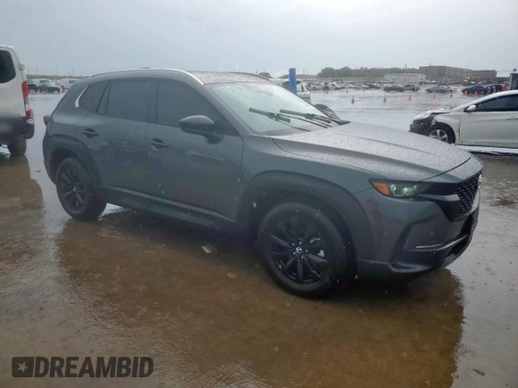 2024 Mazda CX-50 S Select with VIN 7MMVABAM1RN201535, listed as a Copart auction lot 54561715 with 9,498 mi miles and Salvage Title. Bid and sale history available at DreamBid. Image 4.