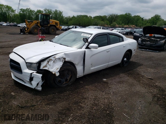 2012 Dodge Charger Police z VIN 2C3CDXAT3CH146660, wystawiony jako Copart lot #56912075 z przebiegiem 49 214 mil mil oraz Szkoda całkowita • Salvage title. Historia ofert i sprzedaży dostępna na DreamBid. Obrazek 1.