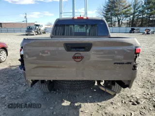 2024 Nissan Frontier Pro-4X with VIN 1N6ED1EK2RN656885, listed as a Copart auction lot 46604165 with 4,390 mi miles and Salvage title. Bid and sale history available at DreamBid. Image 6.