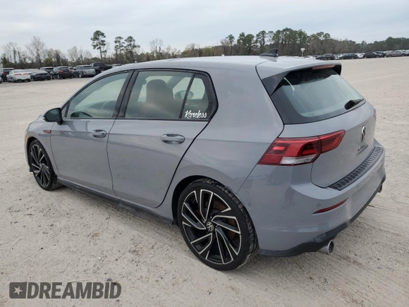 2023 Volkswagen Golf GTI Autobahn with VIN WVW6A7CD9PW117775, listed as a Copart auction lot 88107755 with 9,857 mi miles and Non Repairable. Bid and sale history available at carsss.com. Image 2.