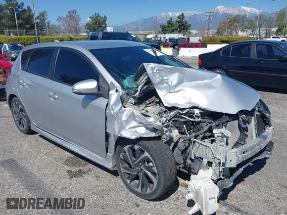 2016 Scion iM z VIN JTNKARJE3GJ519712, wystawiony jako IAAI lot #41827680 z przebiegiem 90 283 mil mil oraz . Historia ofert i sprzedaży dostępna na DreamBid. Obrazek 1.
