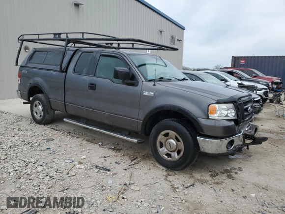 2007 Ford F-150 STX with VIN 1FTRX14W97FA82034, listed as a Copart auction lot 54913325 with 227,290 mi miles and Non repairable. Bid and sale history available at DreamBid. Image 4.