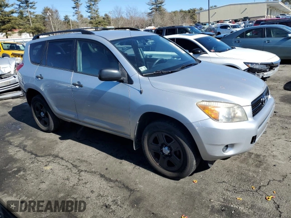 2007 Toyota RAV4 with VIN JTMBD33V476050557, listed as a Copart auction lot 47037695 with 205,490 mi miles and Salvage Title. Bid and sale history available at carsss.com. Image 4.