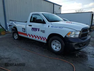 2023 Ram 1500 Tradesman with VIN 3C6JR6DG4PG594500, listed as a Copart auction lot 45055755 with 18,299 mi miles and Non repairable. Bid and sale history available at DreamBid. Image 4.