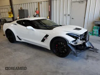 2019 Chevrolet Corvette Grand Sport 1LT with VIN 1G1YW2D77K5112233, listed as a Copart auction lot 62340224 with 56,653 mi miles and Salvage Title. Bid and sale history available at carsss.com. Image 4.